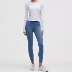 Lululemon Swiftly Tech Long-Sleeve Shirt 2.0 – Waist Length, Size 10 (Starch Blu